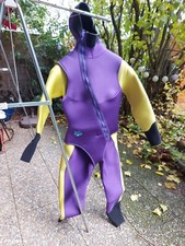 Damen Tauchanzug, Neopren, Halbtrocken, 8mm, Gr. 38, Zwei-teilig