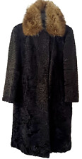 Wintermantel aus Persianer mit Fuchskragen Gr. 40/42 - s. Maße unten!