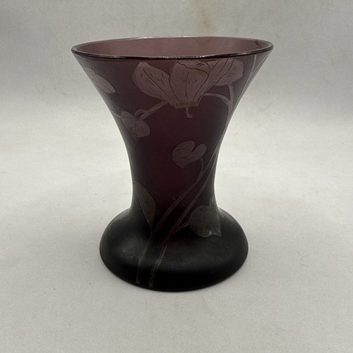 Gallé vase jugendstil - jugendstil, glas