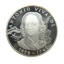 Andorra 1997 10 Diners Antonio Vivaldi | Silber