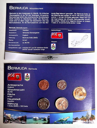 Bermuda kms kursmünzensatz - bermuda:,