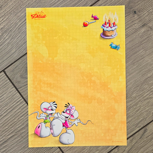Diddl briefpapier kariert - diddl,