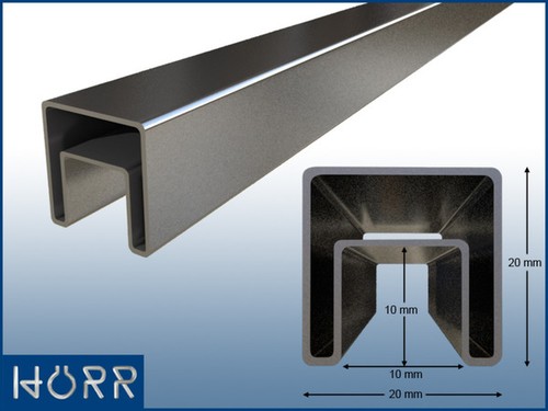 Glasleisten rohr 20x20 mm - 20x20,