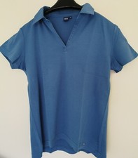 Polo T Shirt Damen M Blau Von