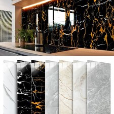 Wandaufkleber Selbstklebende Wandpaneele 60 x 30 cm Küche Wand PVC 18,50€/m2