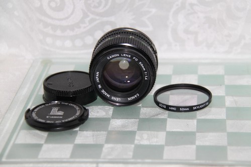 Canon 50mm 1 - fd, 1:1.4