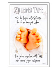 Taufe glückwunschkarte - taufe,