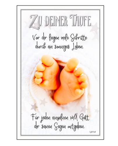 Taufe glückwunschkarte - taufe,