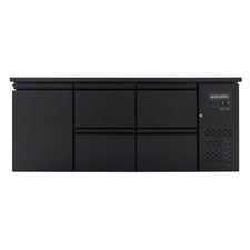 Gastro Barkühlschrank Schwarz