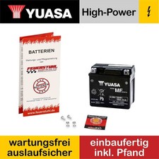 Kymco Vitality 50 4T, 2004-2010, Batterie YUASA, wartungsfrei (inkl 7,50€ Pfand)