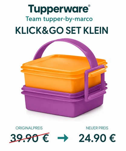 Tupperware quadratisches klick - quadratisches,