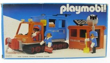 PLAYMOBIL 3460 Polarstation Schneemobil in OVP Box 1986 Figuren Polar Base Lab