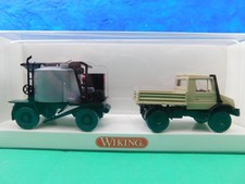 E05 Wiking 1:87 H0 4050326 Gussasphaltkocher mit Unimog U 140 OVP TOP