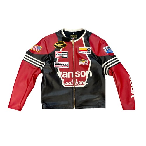 Van son star leather jacket - leather,