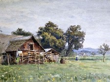 Original Aquarell Ernst Graner