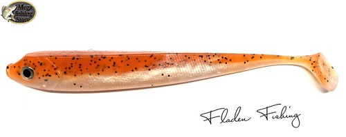 Fladen shad gummifisch - fladen, orange
