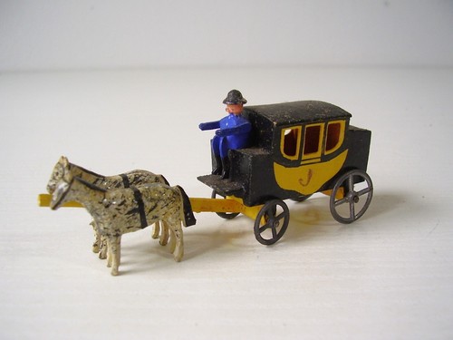 Antike miniatur post kutsche - antike,