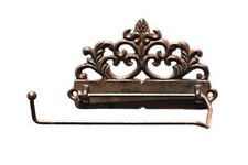 Vintage Toilettenpapierhalter Klopapierhalter Eisen Rost WC Antik Shabby Stil 