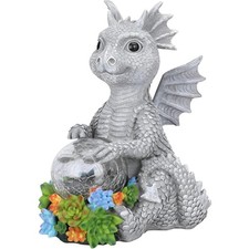 Drachen Figuren Gartendeko