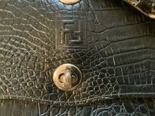 Original FENDI Messenger Bag - crossbody - schwarz - Vintage!