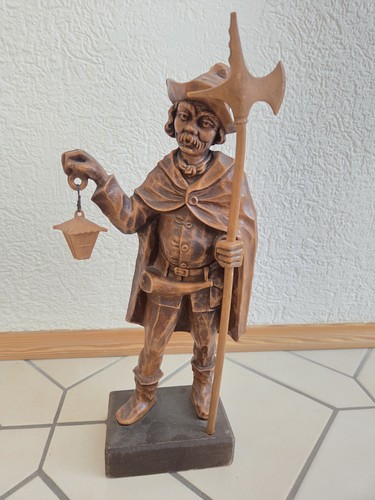 Nachtwächter figur holz - nachtwächter,