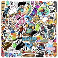 50x Skateboard Sticker Skater Aufkleber  Skating Symbole Coole Stickerbomb