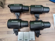 Bresser BRM-300AM Studioblitz Set, 4 Stück, 3 Ersatzröhren, kaum gebraucht