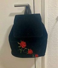 Velours-Rucksack mit