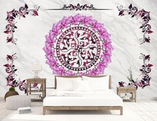 3D Blume Muster Q3498 Tapete Wandgemälde Fototapete Selbstklebend Kay