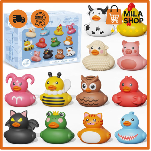 Badeente 12er set - 12er,