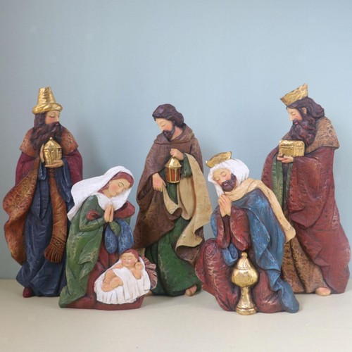 Krippenfiguren set geburt - krippenfiguren-set,,