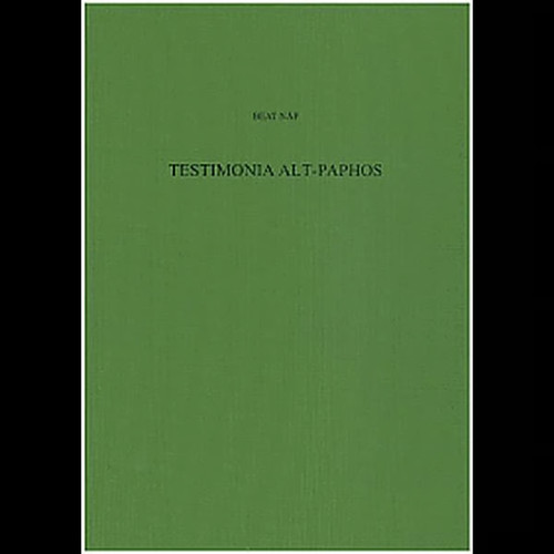 Testimonia alt paphos - testimonia, alt-paphos