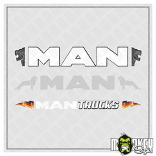 3-teiliges Aufkleber Set MAN