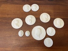 Konvolut Porzellan Medaillen