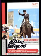 Ulla Salzgeber Autogrammkarte