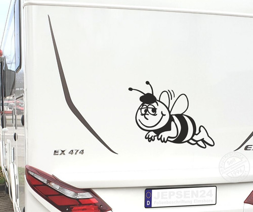 Biene willi aufkleber 50cm - aufkleber,