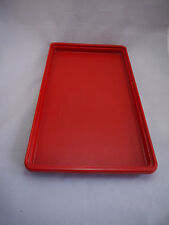DDR Interflug Tablett rot Plaste Flugzeug Plastik Kunststoff