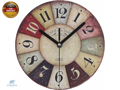 Timelike vintage wanduhr aus - timelike,