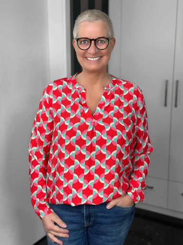 Milano italy bluse poppy - poppy, /