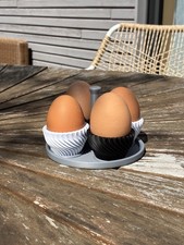 Tragbare eierbecher mit - tragbare,