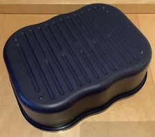 Tupperware / Großer Laibwächter / Bäckermeister / Brotmax Brotbehälter Weiß/Blau