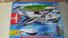  Playmobil 4445 Polizei Wasserflugzeug, Police Coast Guard komplett in OVP  