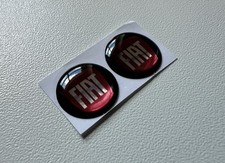 2x Fiat Schlüssel Sticker