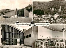 Streitberg Oberfranken Jugendherberge von Osten Panorama Innenhof Aufenthaltsrau