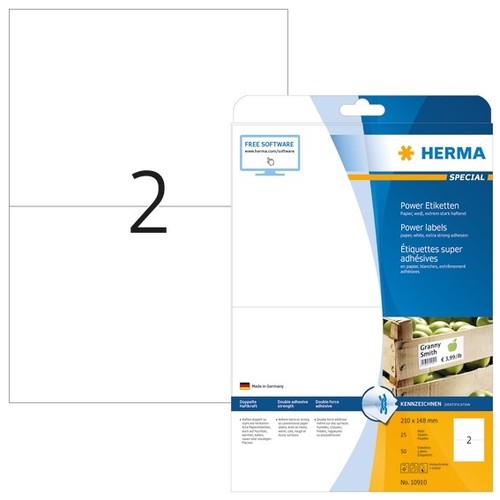 Herma 10910 etiketten - herma, a4