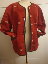 Wildleder Jacke Trachten Style