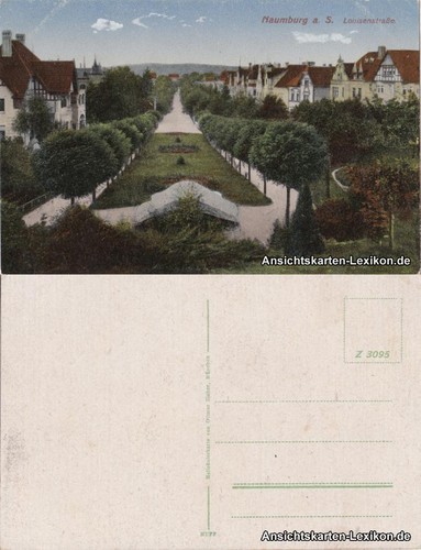 Ansichtskarte naumburg - ansichtskarte, (saale)