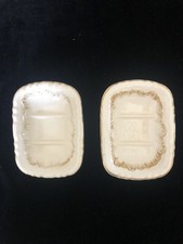 Aus altem Schloss: Antike Seifenschalen, Villeroy und Boch Mettlach