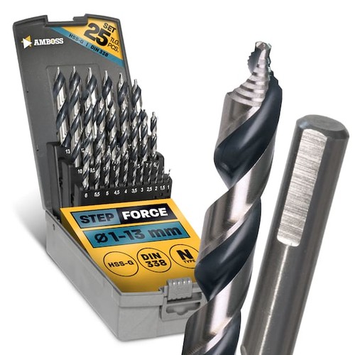 Spiralbohrer step force ø0 - force,