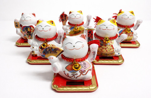 Solar winkekatze maneki neko - solar,